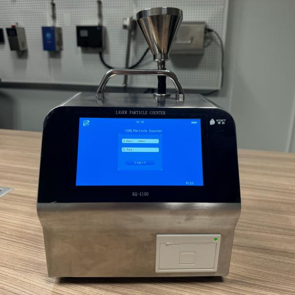 Interface USB Contador de partículas no ar Sala limpa KQ-4100 Para fábricas de eletrônicos