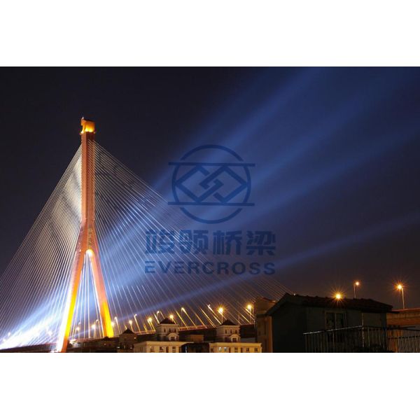 Специализированный подвесный мост из стального кабеля с горячей оцинкованной поверхностью