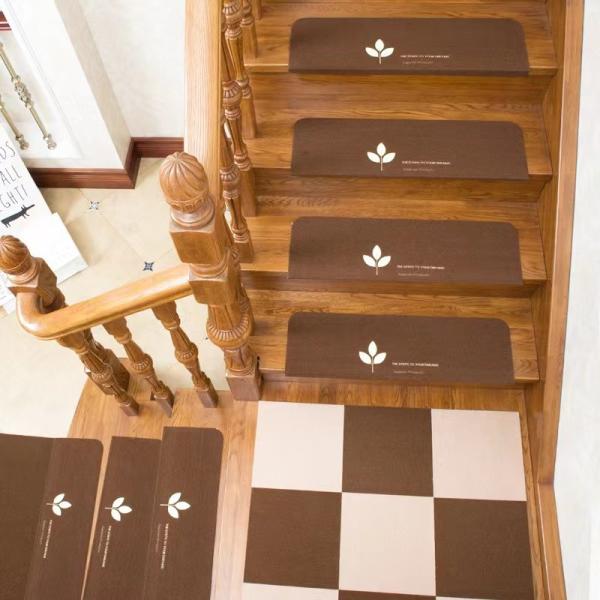Anti Slip Stair Mat Skid Resistant Rubber Backing for Child Proofing