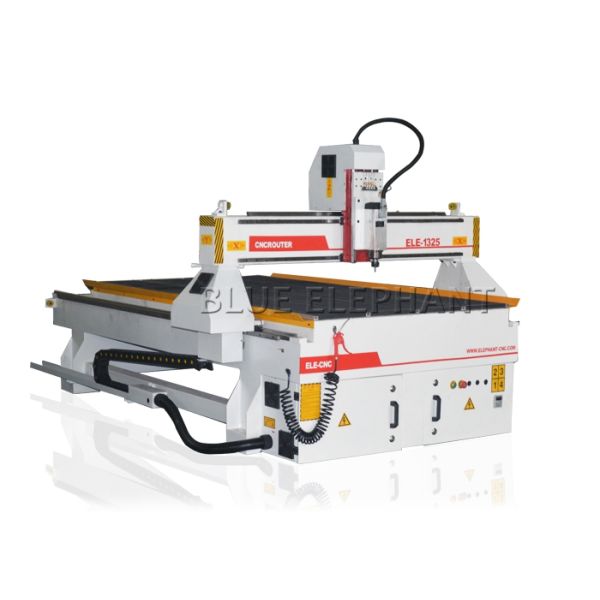 Vacuum Table Portable Metal Engraving Machine Italy HSD Air Cooling Spindle