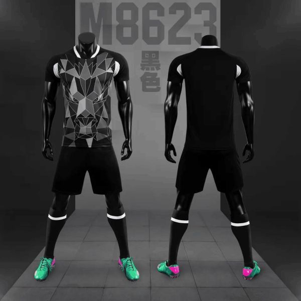 Soccer Uniforms Sets Sports Wear Blank Soccer Jersey National Club Team Training Jersey Football Kits Soccer Kit