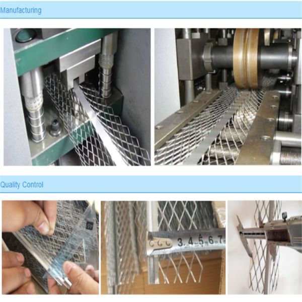 Гальванизированный шарик гипсокартона 0.3mm толстый расширенный угловой