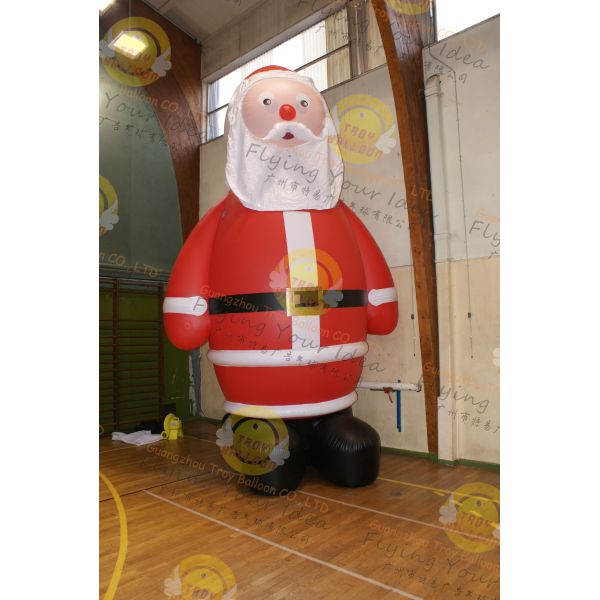 Globo inflable gigante Papá Noel para la decoración de la Navidad