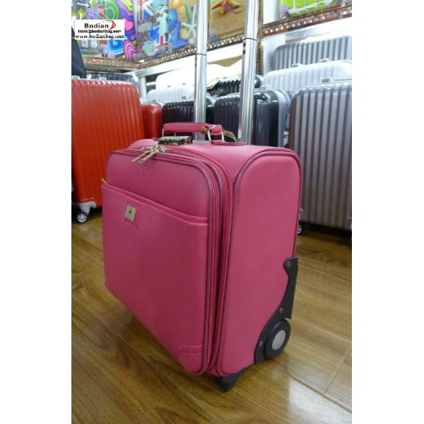 cheap soft sided 16'' laptop trolley luggage ,suitcases from Baigou China