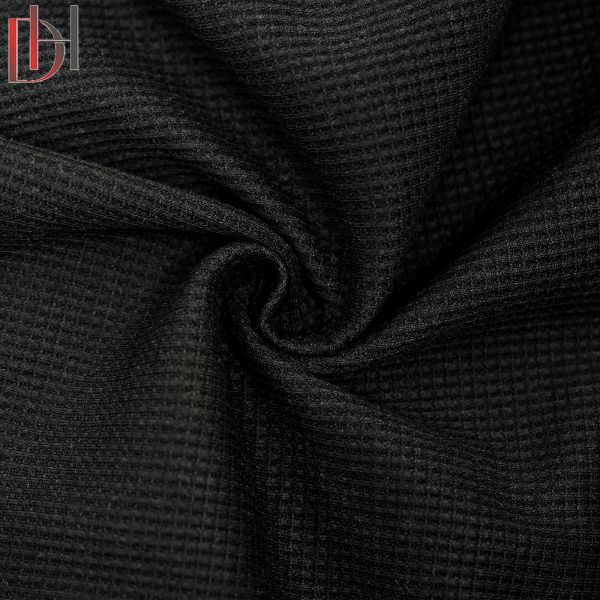 65% Polyester 35% Cotton Poplin Waffle Fabric 250gsm Breathable Wicking Fabric