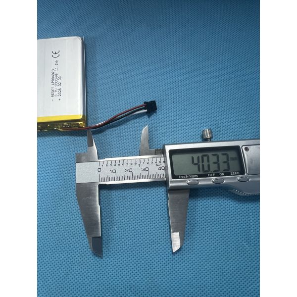 Lithium Cell 804070 3.7v 3000mAh 11.1wh Rechargeable Lipo Li-polymer Battery For Speaker