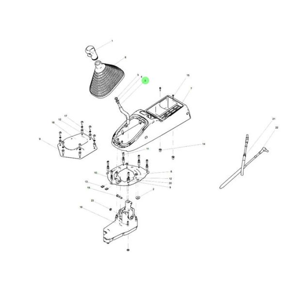 AZ9900240289 Gear Shift Lever for Sinotruk HOWO / SITRAK Trucks OEM Manual Transmission Shifter