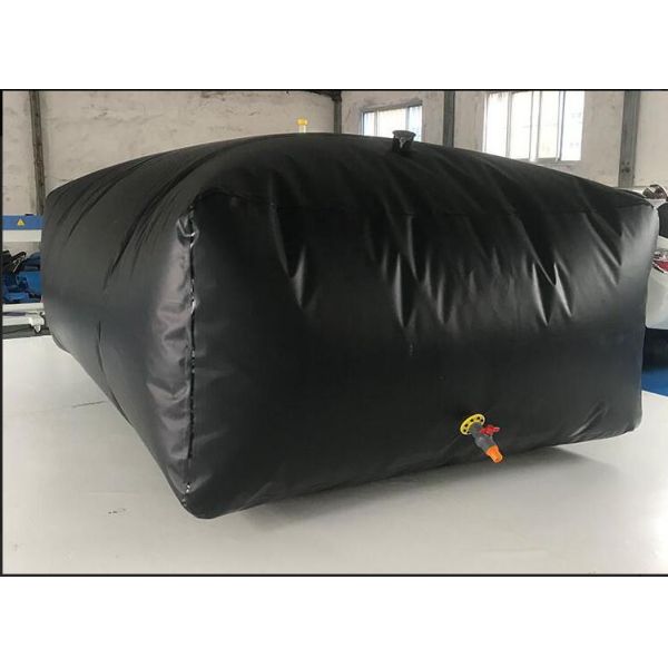 40000 Liter Liquid Tarpaulin Water Tank , Inflatable Pvc Water Storage Tank Portable Water Tanks