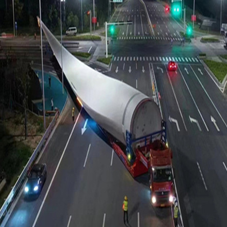 Extendable Low Bed Semi Trailer for Wind Turbine Blades Transport 13T 14T 16T 18T Axle