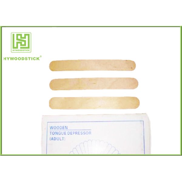 Colored Tongue Depressors Wooden Flat Sticks Clear Room Sterilized Odorless