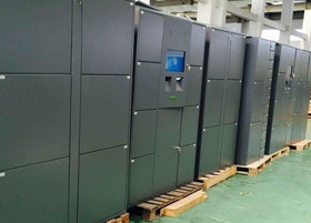 Armario seguro al aire libre de Digitaces de la estación de tren del aeropuerto para el alquiler público del almacenamiento del equipaje