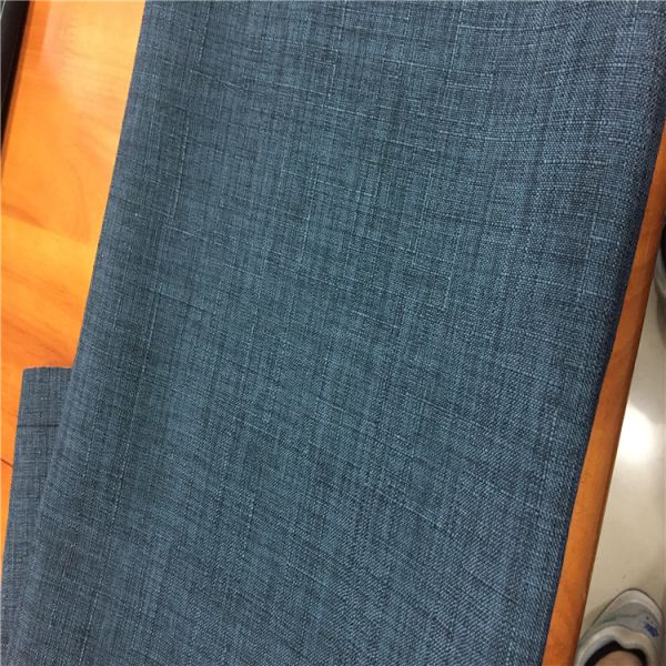 19181-014 Tejido Suede Poliéster Jacquard Linen como Tejido para el Hogar Casco de almohada textil