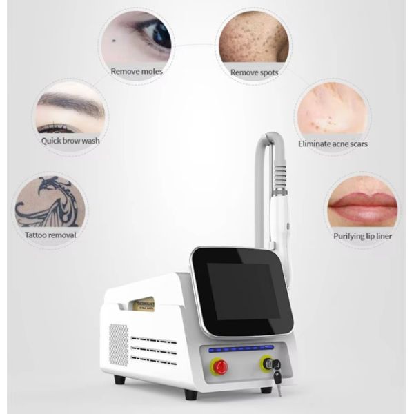 Портативный пикосекундный лазер Nd Yag с длиной волны 3 для удаления пигмента