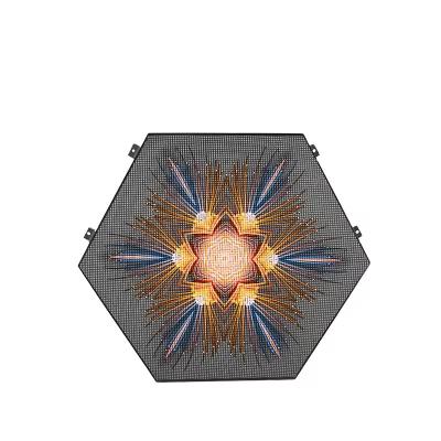 Hotel GOB Hex Led Display Panel tela em cores 600mm P4mm