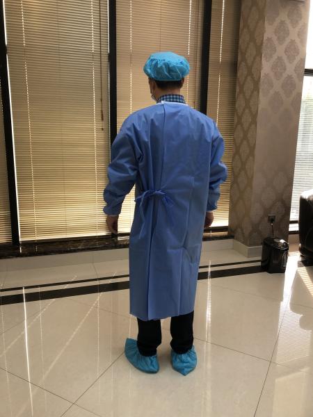 Disposable Isolation Clothes Sterilized Non Woven Consumable Hospital Medical Protection Surgical Gown