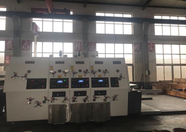 3 Colors 530mm Corrugated Box Printing Machine With Servo Feeder