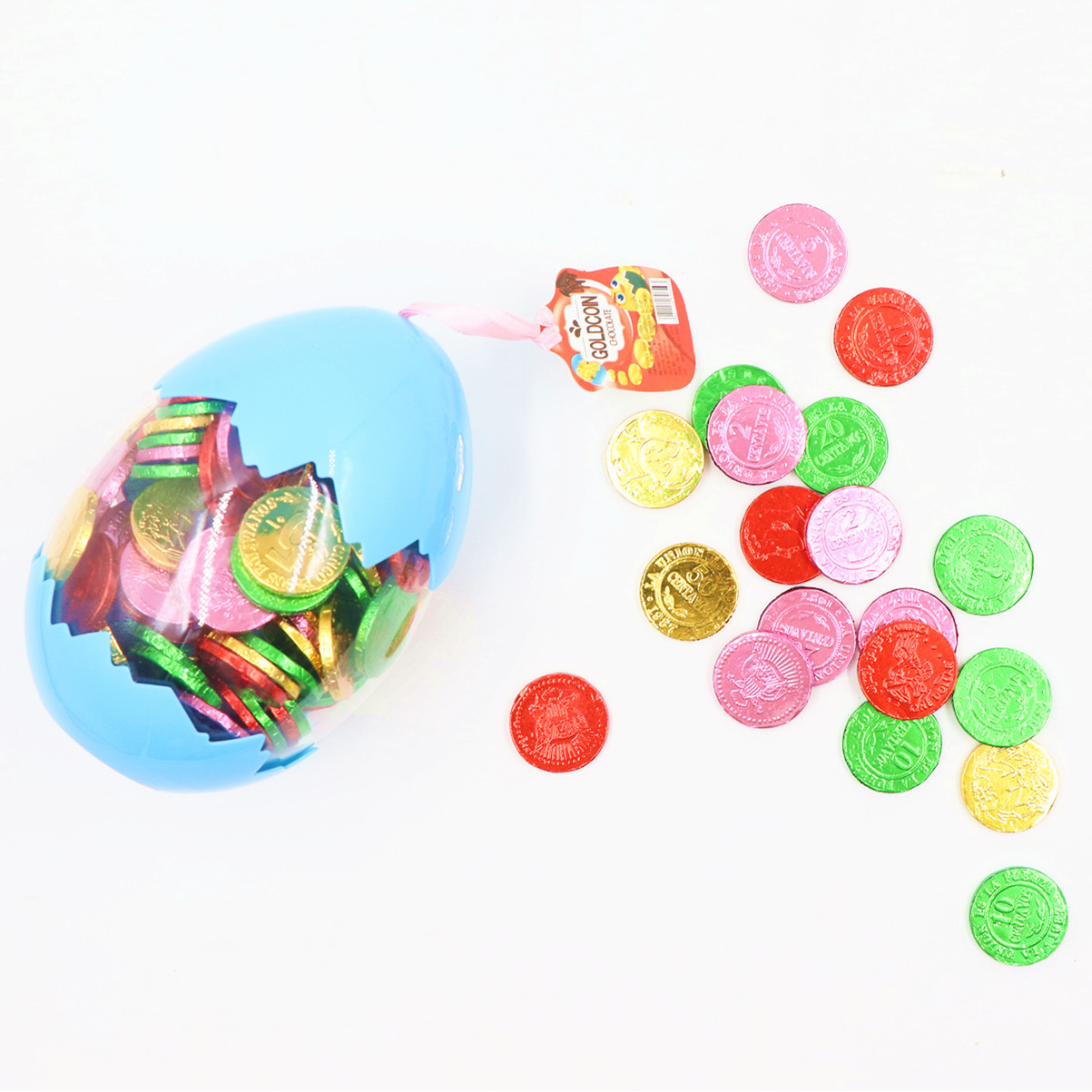 закуска десерта монетки шоколада формы яйца 2g*150pcs сладкая