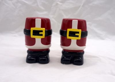 Dolomite Santa Salt And Pepper Shakers / Christmas Salt And Pepper Shakers Set For Kitchen