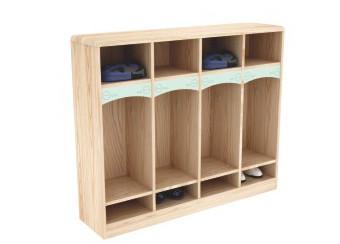 best selling children wooden book cabinet school shelf for daily use