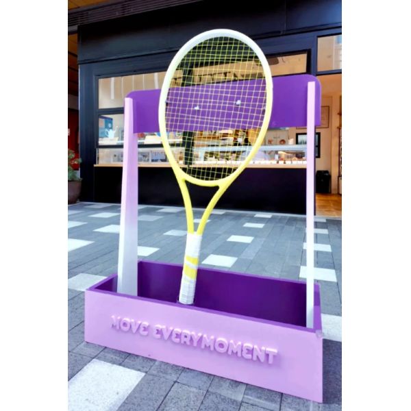 Custom Sports-Themed Interactive Sculpture & Photo Installation | Kinetic Art for Mall, Park & Outdoor Event