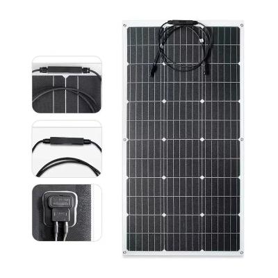 OEM Portable Mobile 100W Flexible Solar Panels For Hiking CE CB TUV Certificated