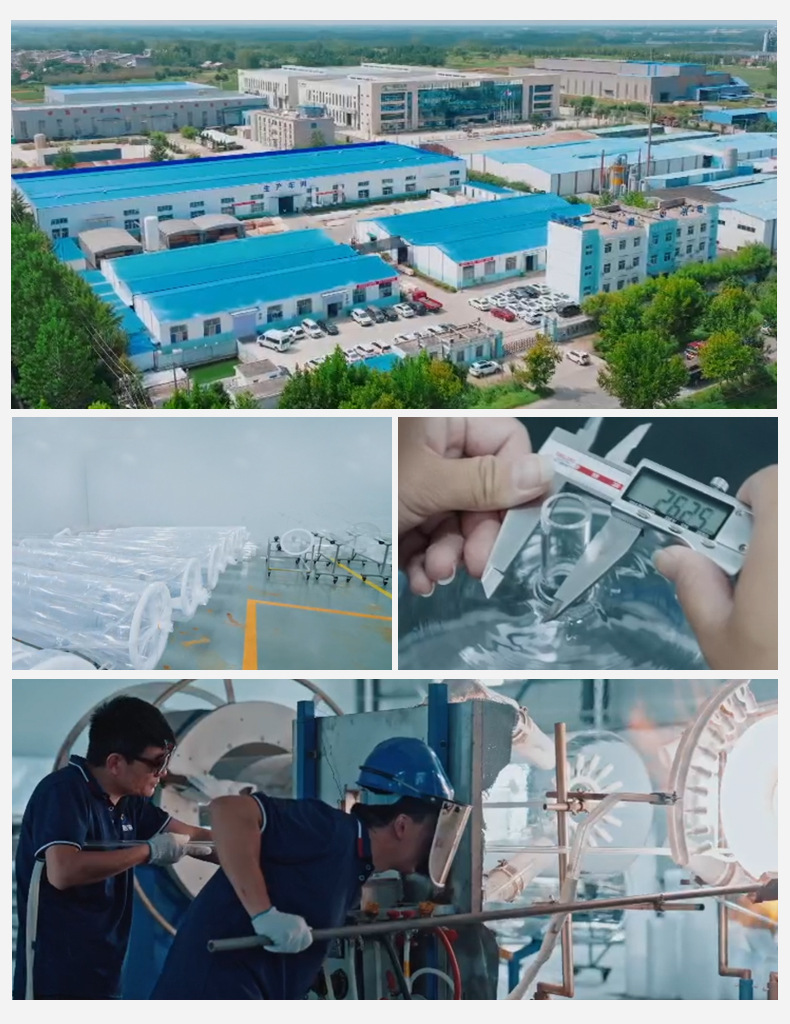 All Dimension Quartz Glass Test Tube High Purity Transparent Heater Thermal Resistant
