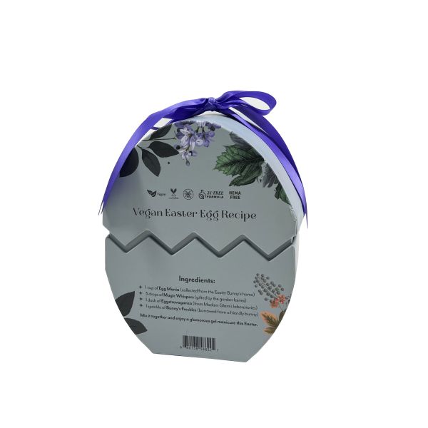 Easter Candy Gift Box with Easter-Themed Eggshell Shape Premium Artwork & Custom Printing and Secure Shockproof Foam Insert