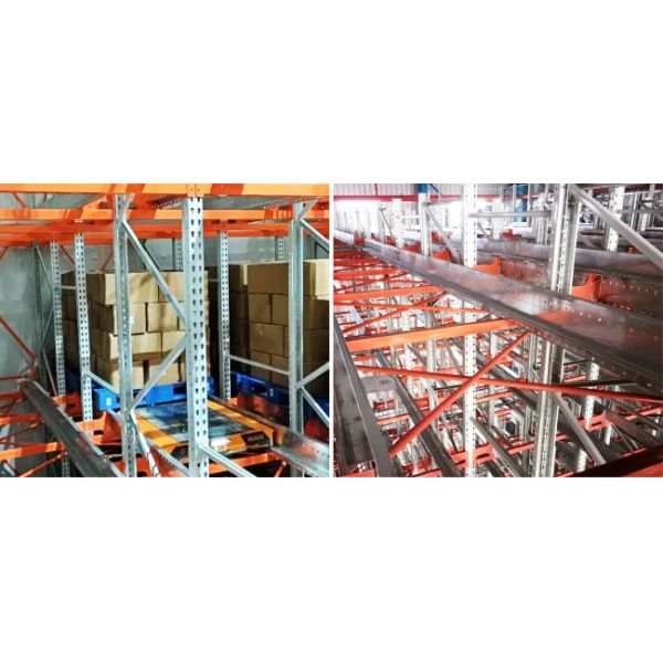 Four-Way Shuttle Pallet ASRS Room Temperature Warehouse Automatic Storage and Retrieval System Radio Shuttle Racking