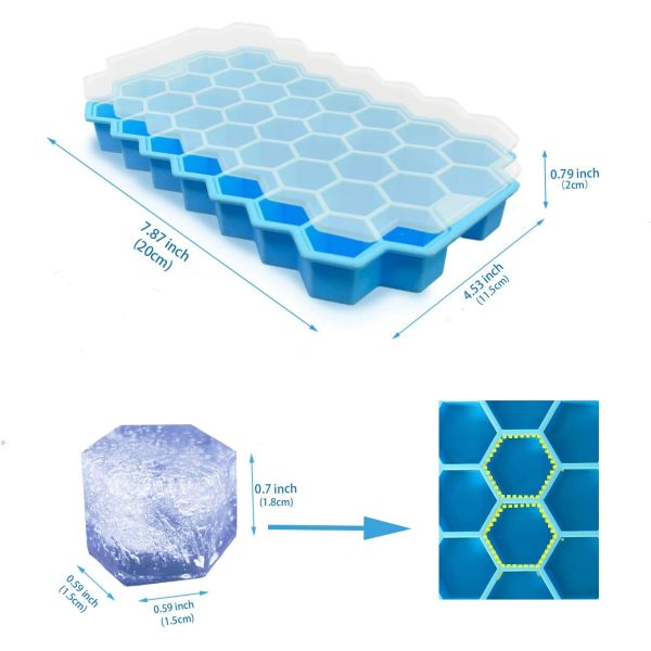 El hielo flexible no tóxico del silicón moldea la categoría alimenticia insípida libre de BPA