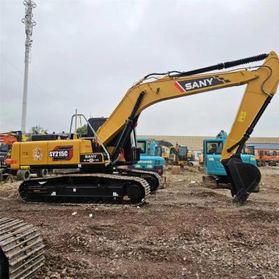 Excavadora usada de 21,5 toneladas Excavadora Sany de tamanho médio Modelo Sy215c