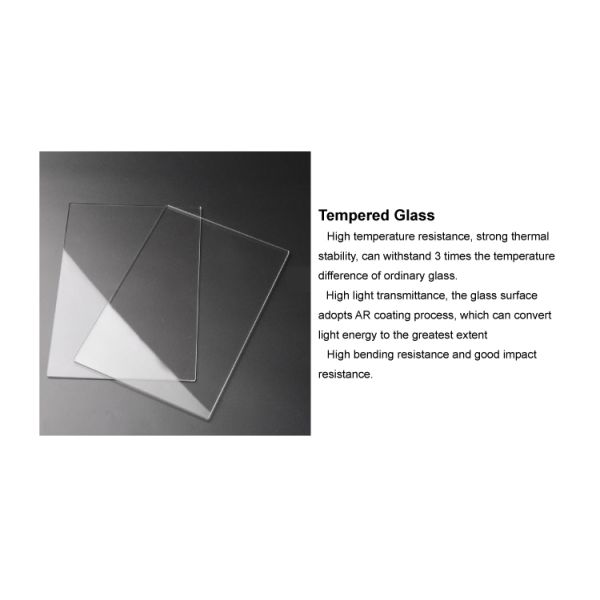 High Transmission Glass Pv Module for Powerful Bifacial N Type Mono Perc Solar Panel