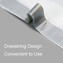 Heavy Duty Large Trash Bags, 95 Gallon for Big Garbage Can, Liner, Container, Bin, Lawn Leaves, Outside -Thick 2 Mil