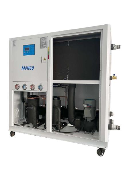 Quiet Operation Water Cooled Industrial Chiller 15HP 58.66KW/Hr