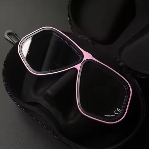 Aluminum Alloy Low Volume Freediving Mask Food grade liquid silicone