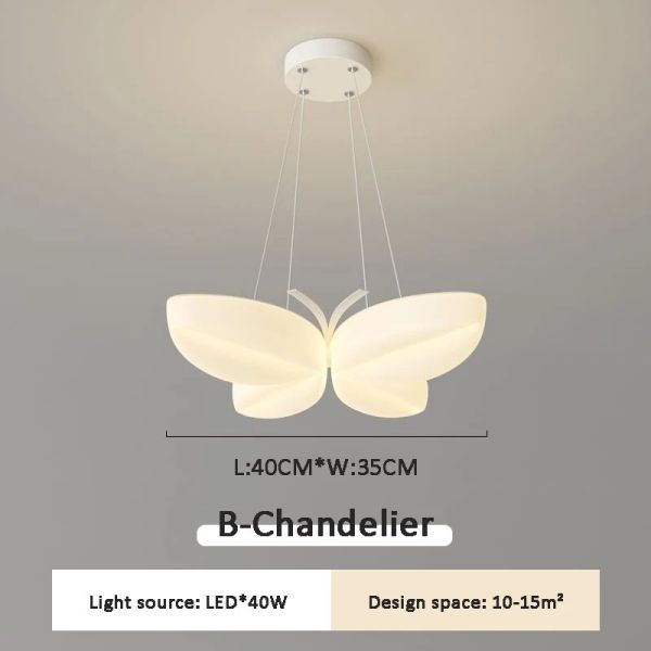Bedroom Ceiling Lamps Creative Princess Room Little Girl Warm Romantic Butterfly Ceiling Lights(WH-MA-312)