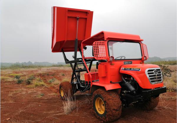 Compact Mini Tipper Truck / Farm Service Truck Simple Structure Agriculture Loader 4wd