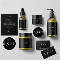 Rótulo Adesivo Personalizado Impermeável Para Garrafas Cosméticas de Vinil