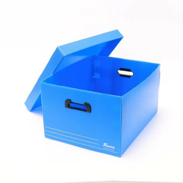 Folding Polypropylene PP Corrugated Plastic Archive Box