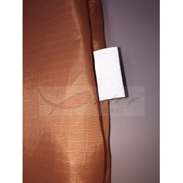 Orange Ripstop Waterproof Reusable Folding Shopping Bags OEM / ODM Available