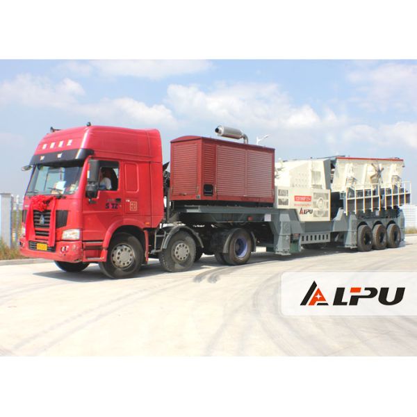European Style Mobile Crushing Plant For Chemical , Building Materials , Water Power Station