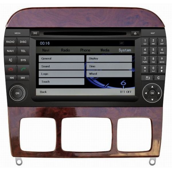 Ouchuangbo Auto GPS Navigation for Mercedes Benz S W220 1998-2005 USB iPod DVD Radio Stereo System OCB-1505