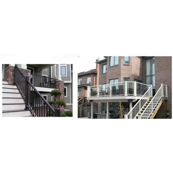 Домашний декоративный балкон Решетки из нержавеющей стали Изготовленные из алюминия железа Решетки для балконов