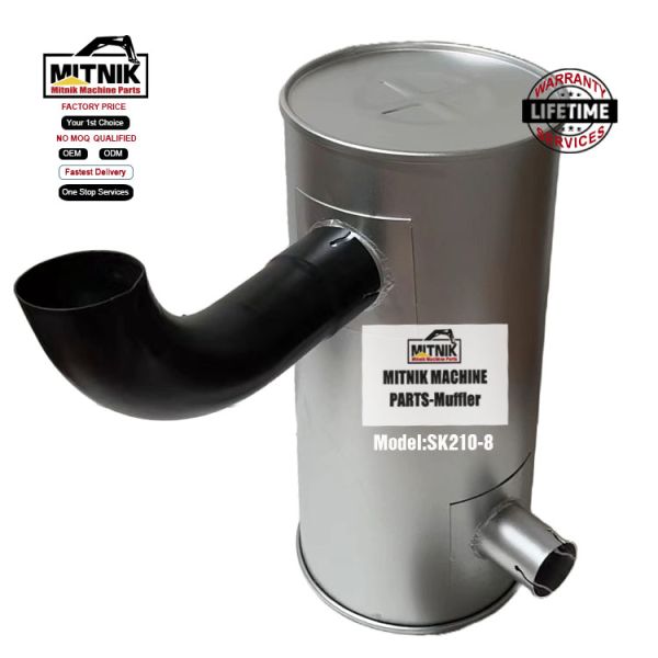 Aluminized Steel Muffler Silencer 266 6252 Apply to Excavator Engine or Other Engine
