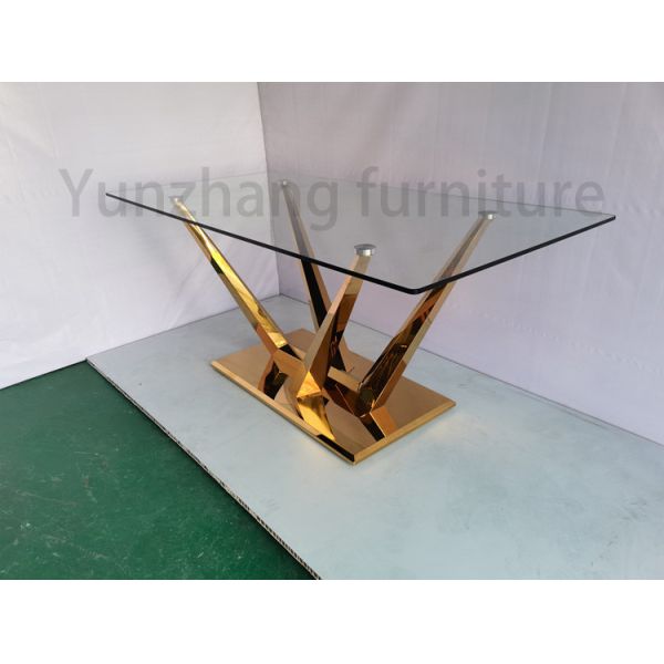 Современный столик из нержавеющей стали из металла, роскошный кофейный стол из мрамора, чайный стол.