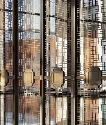Structural Framed Decorative Duplex Stainless Steel Wire Mesh Panels