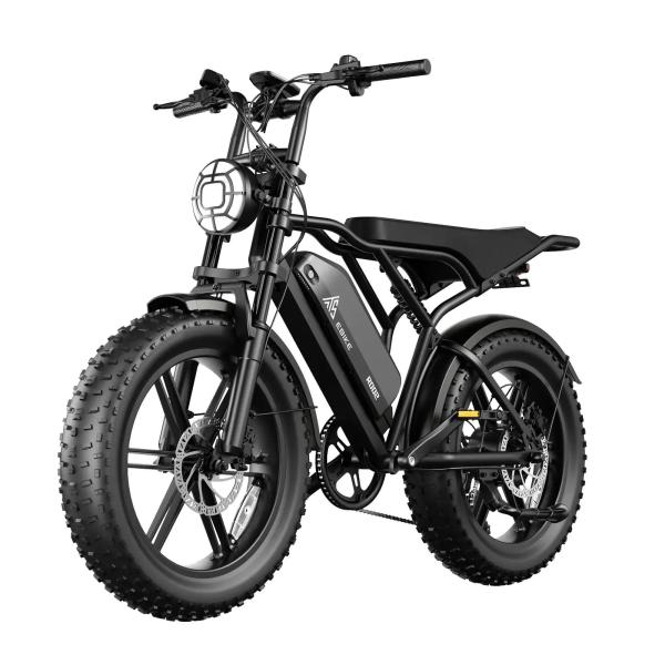R002 20''*4.0 1500W Full Suspension Moped-style Electric Bike Europe Warehouse Stock Fat Tire Bike