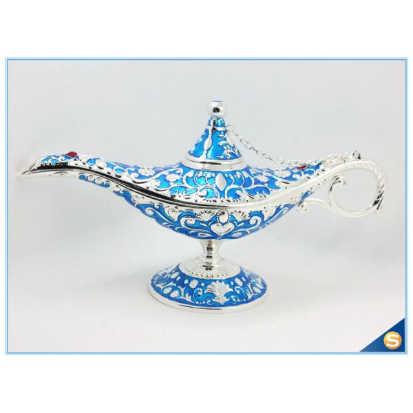 Middle East style metal aladdin lamp trinket box jewelry box for gift