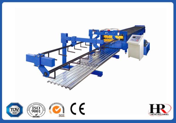 Safe High Efficient Floor Deck Roll Forming Machine 50HZ 3 Phase