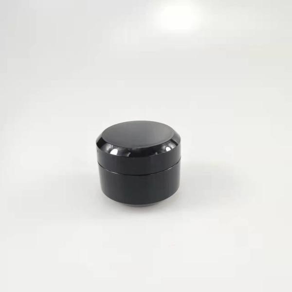 20 g frasco de pílulas metalizadas cromadas para embalagens cosméticas/ frasco de proteína plástica em pó de PP