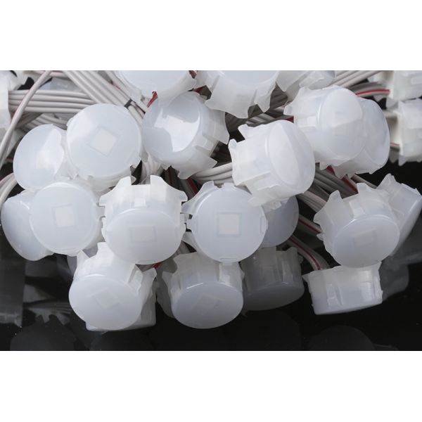 RGB DC12V 20mm IP67 PC Waterproof DMX 0.75W 6LM SMD5050 LED Pixel Light Outdoor Point Lights